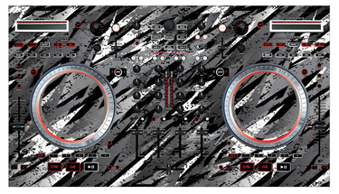 Numark NS 6 Skin Sparkasm Grey